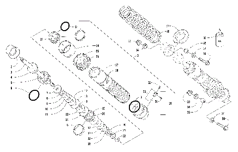 FRONT SUSPENSION SHOCK ABSORBER ASSEMBLY [106015]