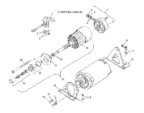 ENGINE, STARTING MOTOR - S07ND3AS (4997199719C11)