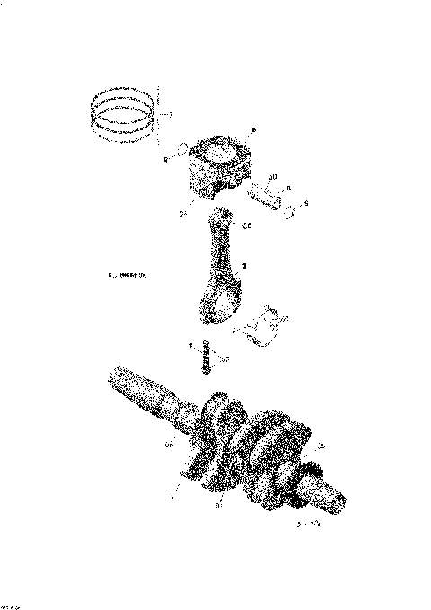 01- Crankshaft and Pistons - 600 ACE