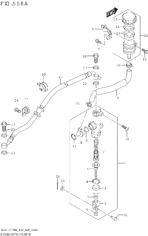 REAR MASTER CYLINDER