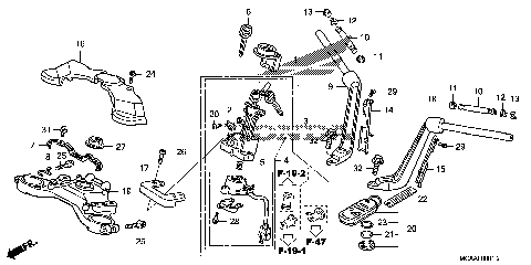 HANDLEBAR@TOP BRIDGE