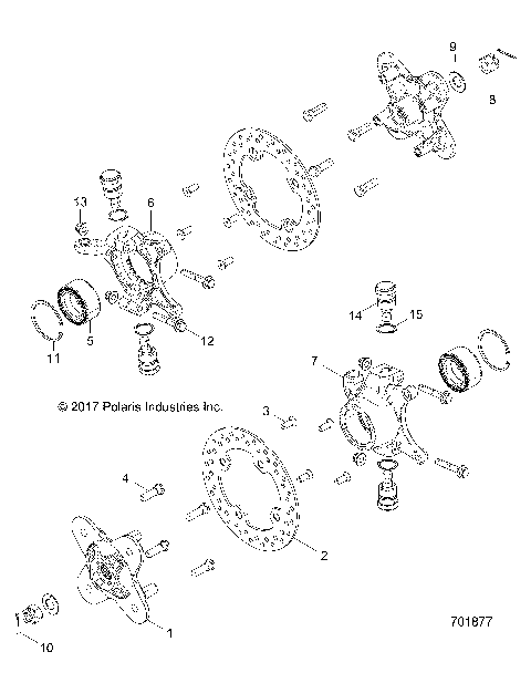SUSPENSION, FRONT CARRIER - Z19VBE99AM/BM/LM (701877)