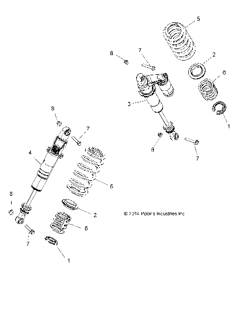 SUSPENSION, REAR SHOCK MOUNTING - Z16VBE87FR/NR/JR (49RGRSHOCKMTGRR15RZR900)