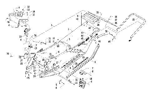 CHASSIS, REAR BUMPER, AND SNOWFLAP ASSEMBLY [94051]