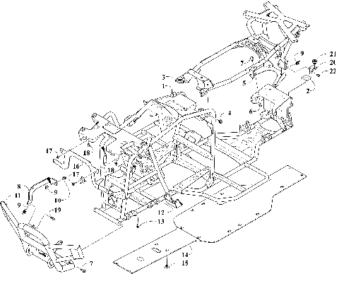 FRAME AND RELATED PARTS [304387]