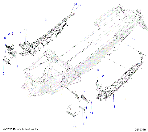 CHASSIS, FOOTRESTS, and RUNNINGBOARDS - S26TLF9FSL (C603230