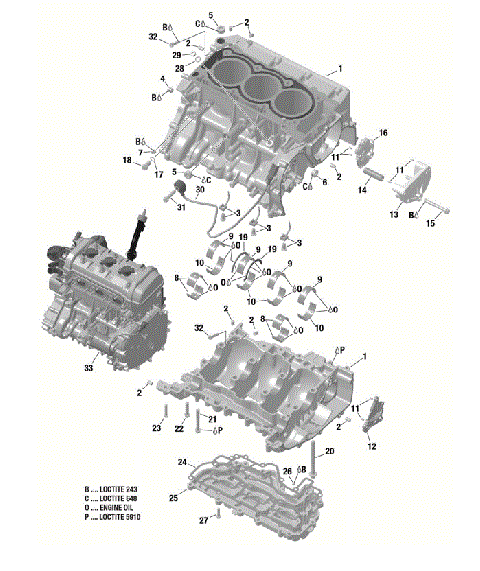 01- Crankcase - All Models