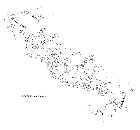 CHASSIS, BUMPER and GRAB BAR - A09GP52AA (49ATVBUMPER09OUT525)