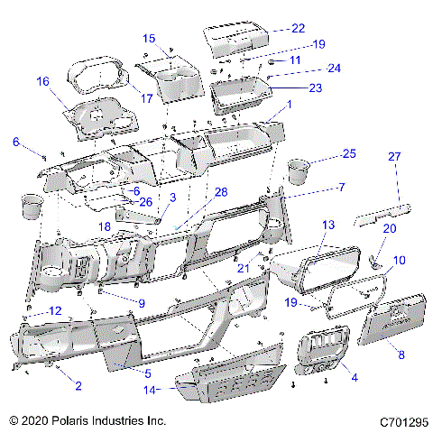 BODY, DASH - R21RRE99FP/F9 (C701295)