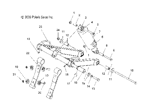 TORQUE ARM, FRONT - S07PP7FS/PP7FSA/PP7FE (49SNOWFTA600HO)
