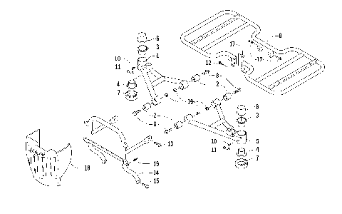A-ARM, FLOOR PANEL, AND BUMPER ASSEMBLY [81113]