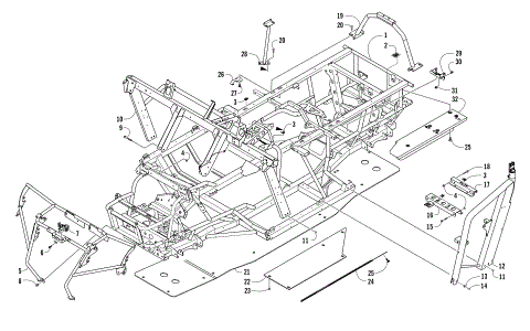 FRAME AND RELATED PARTS