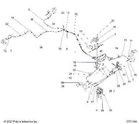 BRAKES, BRAKE LINES AND MASTER CYLINDER - R26RRP99CN (C731144)