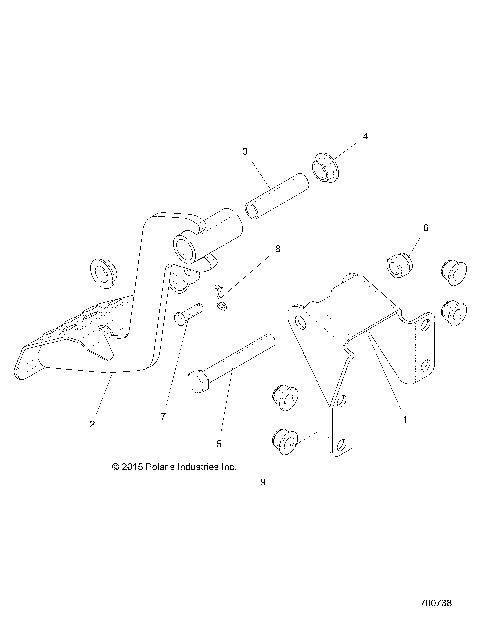 BRAKES, PEDAL AND MASTER CYLINDER - R16RDA57A1/B1 (700738)