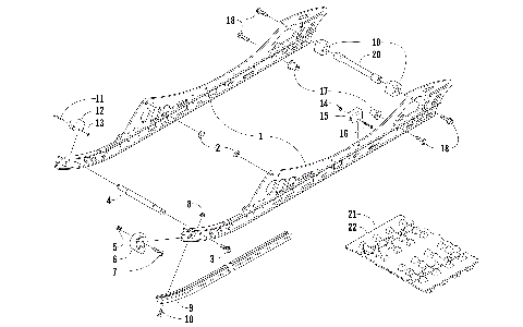 SLIDE RAIL AND TRACK ASSEMBLY [106745]