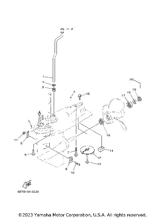 LOWER CASING DRIVE 2
