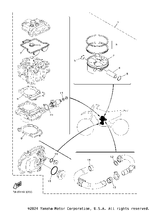 4 PISTON REBUILT KIT