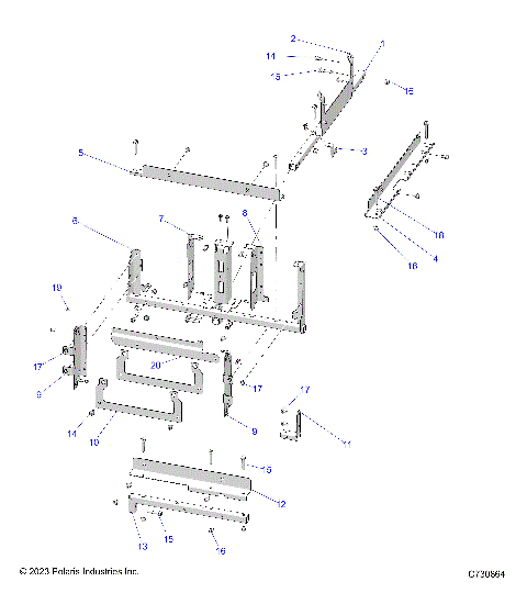 ELECTRICAL, BATTERY, MOUNTING, PT R24E3GC4FD/SC4CD/ED/SC4FD (C730384)