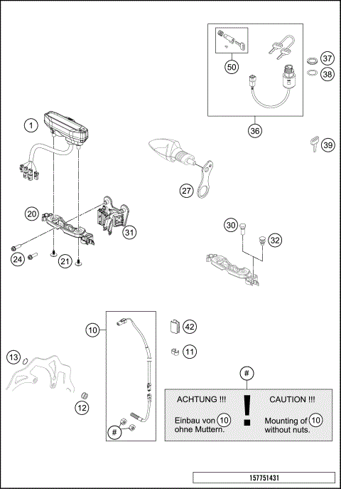 INSTRUMENTS, LOCK SYSTEM