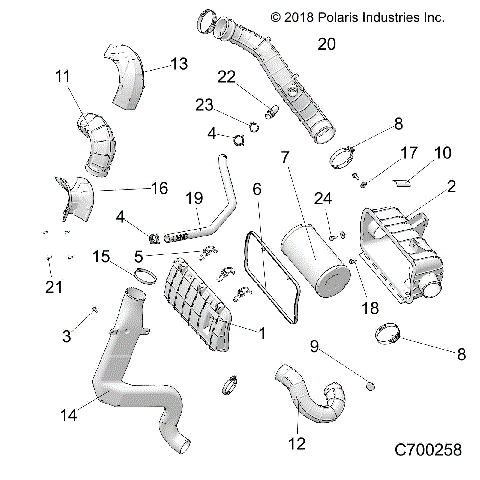 ENGINE, AIR INTAKE SYSTEM - R21RRB99AZ/BZ (C700258)