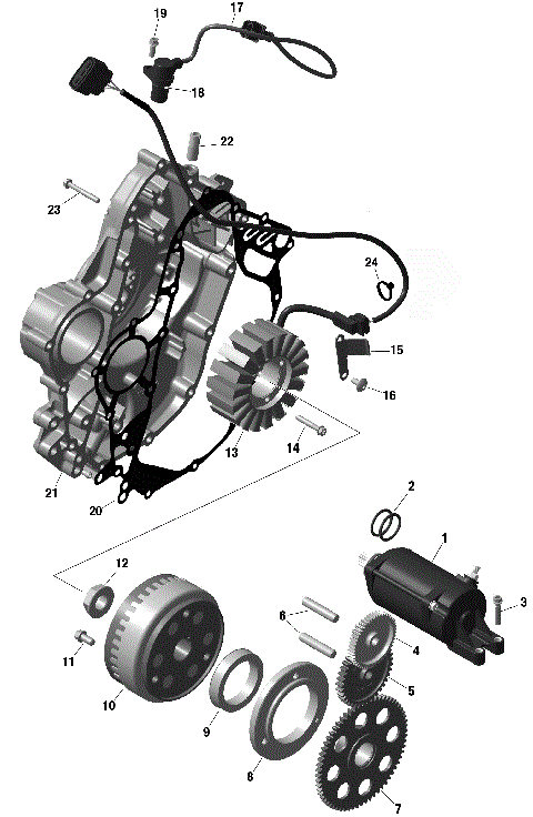 01- ROTAX - Magneto and Electric Starter
