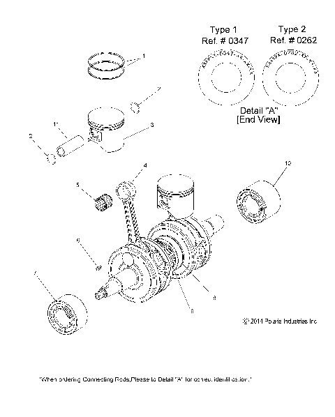 ENGINE, PISTON and CRANKSHAFT - S15CP8 ALL OPTIONS (49SNOWPISTONCRANKSHAFT15800LE)