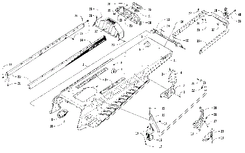TUNNEL AND REAR RACK ASSEMBLY [104075]