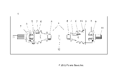 DRIVE TRAIN, FRONT HALF SHAFT - R16RTA57A1/A4/A9/B1/B4/B9/EAP/EBP (49RGRSHAFTDRV13900XP)