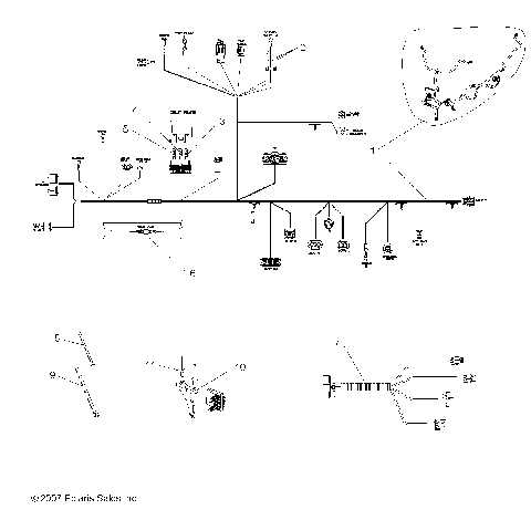 ELECTRICAL, WIRE HARNESSES - A08GP52AA (49ATVHARNESS08OUT525)