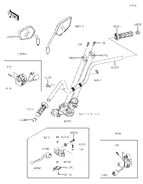 2021 Kawasaki Z125 PRO Motorcycles Parts Finder Diagrams