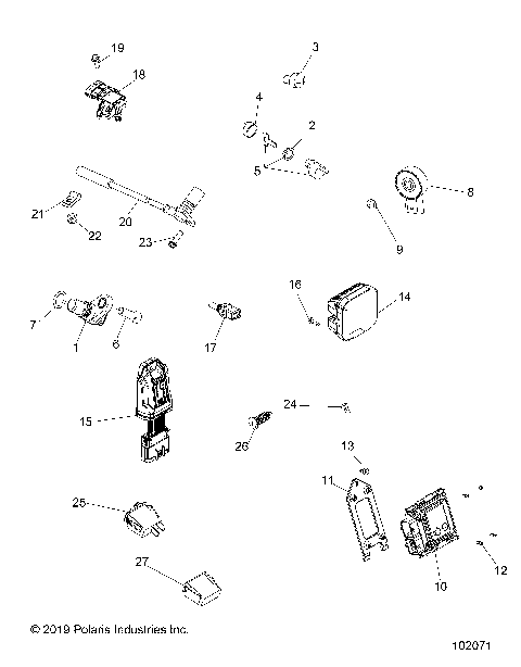 ELECTRICAL, SWITCHES, SENSORS and ECM - A20SEF57C1/S57C1/C2/C5/C9/CK/CY/F1/F2/E1/E2/E5/EK [102071]