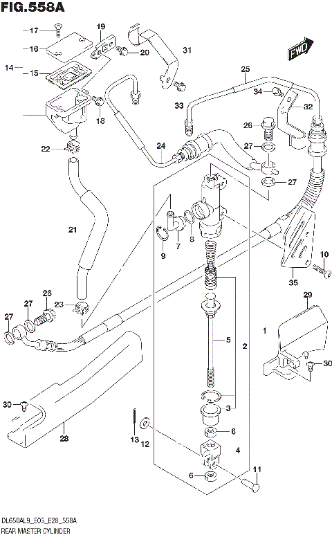 REAR MASTER CYLINDER