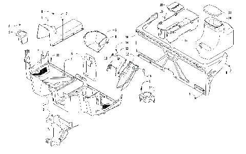 CONSOLE AND FLOOR PANEL ASSEMBLY [104245]