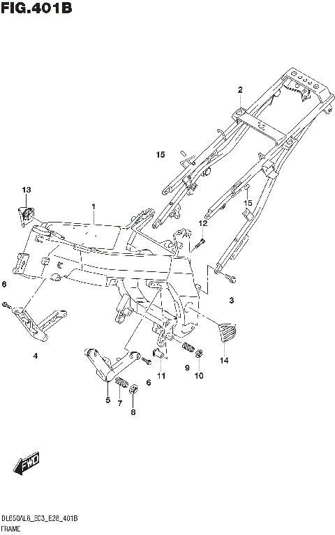 FRAME (DL650AL6 E33)