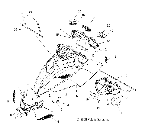 HOOD - S07PL7JS/JE (49SNOWHOODDRGNRMK)