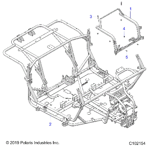 CHASSIS, MAIN FRAME - A21HZB15A1/A2/B1/B2 (C102154)