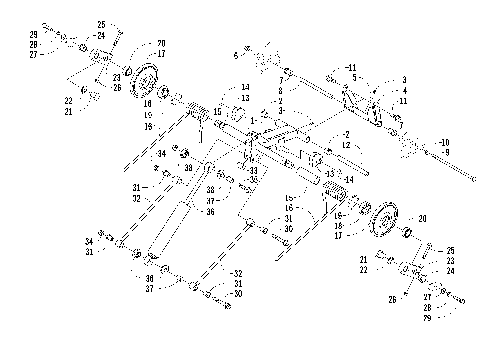 REAR SUSPENSION REAR ARM ASSEMBLY [86008]
