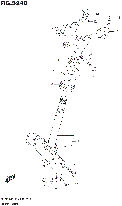 STEERING STEM (DR-Z125LM0 E03)