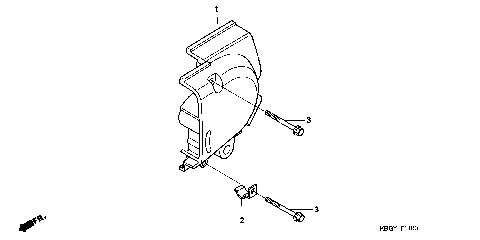 LEFT REAR CRANKCASE COVER