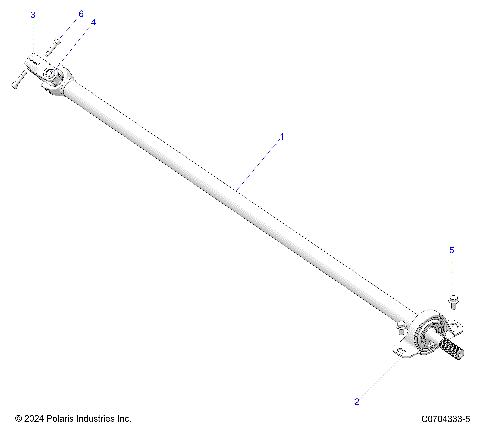 DRIVE TRAIN, REAR PROP SHAFT