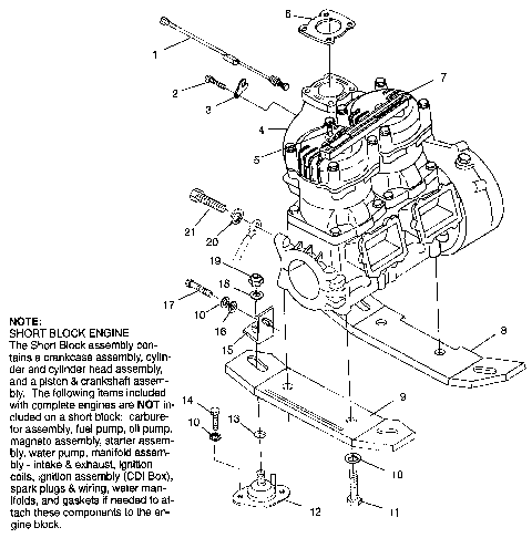 ENGINE MOUNTING SLT 700 B964166 and  Intl. SLT 700 I964166 (4933923392B001)