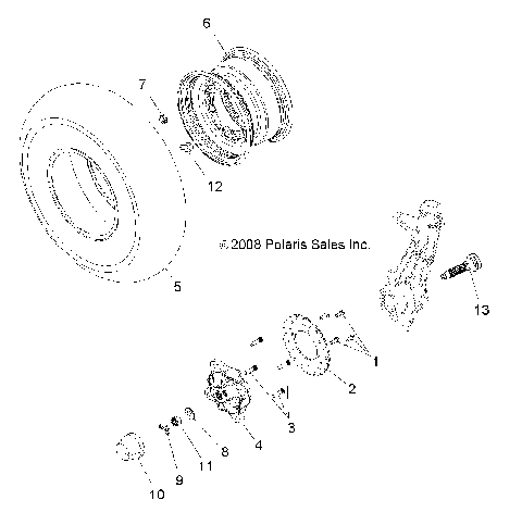 WHEELS, FRONT - A13NA32FA (49ATVWHEELFRT10TBLZR)