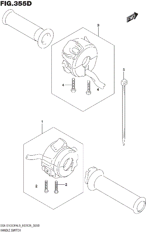 HANDLE SWITCH GSX-S1000FYAL9 E03)