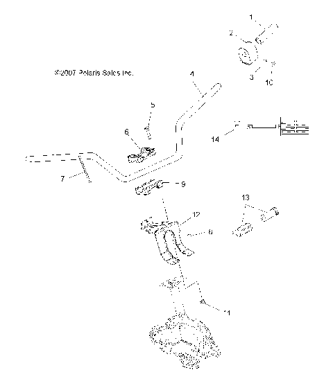 STEERING, HANDLEBAR and CONTROLS - A08MN76AF/AL/AQ/AR/AS/AT/AX (49ATVHANDLEBAR08SP800EFI)