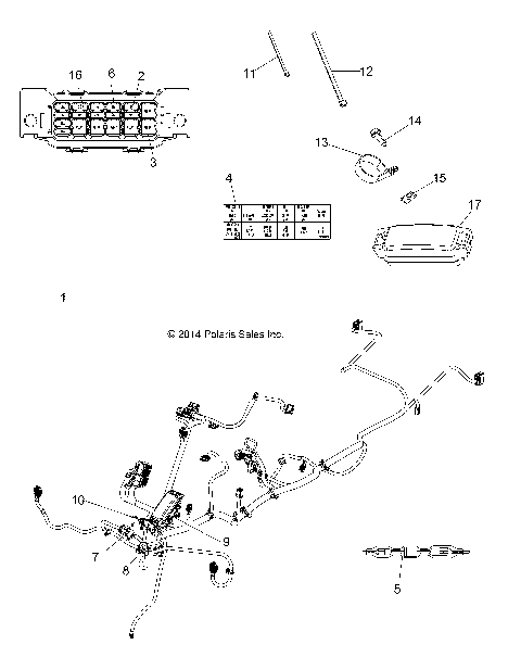 ELECTRICAL, HARNESS - A17SDE57N2/A57N2 (49ATVHARNESS15TRGMD)