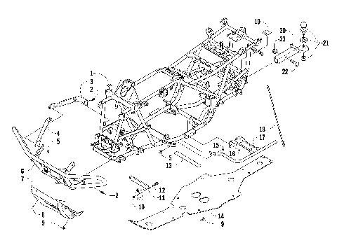 FRAME AND RELATED PARTS [89460]
