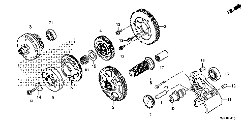 PRIMARY DRIVE GEAR