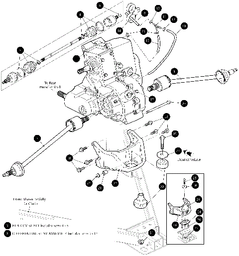 REAR DRIVE GEARCASEAXLES [302565]
