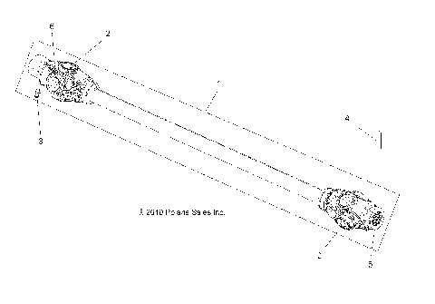 DRIVE TRAIN, PROP SHAFT, FRONT - A16SXE85AS/AM/AB/A85A1/A2/A9 (49ATVSHAFTPROP11SP550)