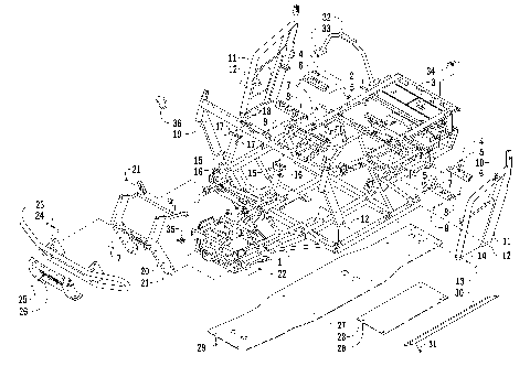 FRAME AND RELATED PARTS [93960]
